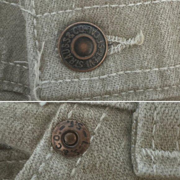 Vintage Levis Action Jeans Bootcut Cotton Blend Red Tab 5 Pocket Sz 36 x 30 - Picture 3 of 10